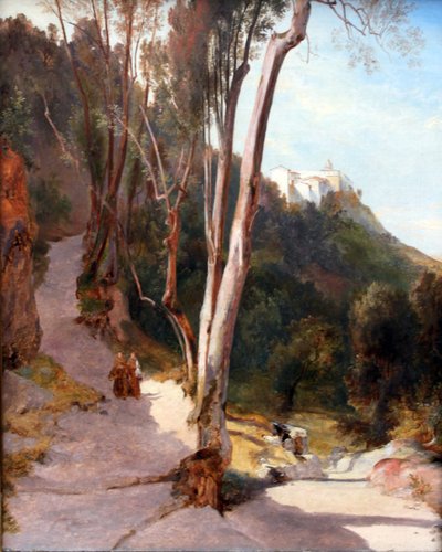 Track to Castle Gandolfo by Carl Blechen
